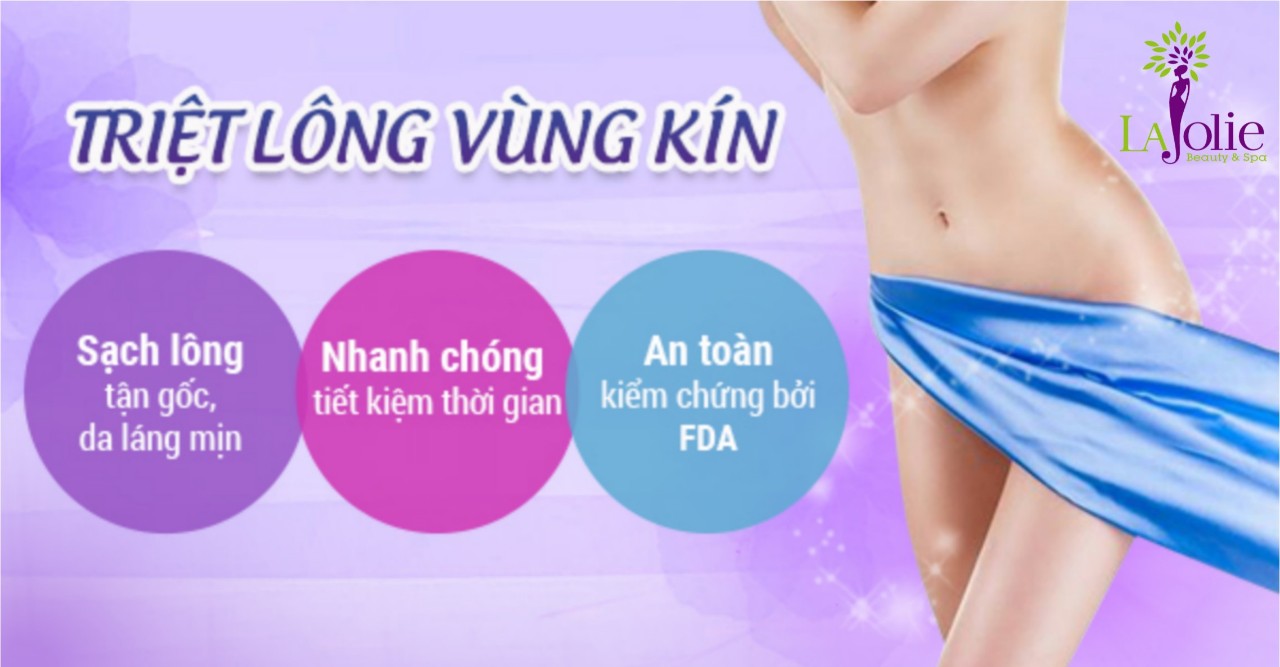 Triệt lông vùng kín an toàn với công nghệ Nano Light